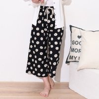 REAL STYLE/リアルスタイル REAL STYLE ルームパンツ レディース 夏 7分丈 冷感 ステテコ 薄手 ウエストゴム 涼しい ズボン ひんやり ワイドパンツ ガウチョ/508278286
