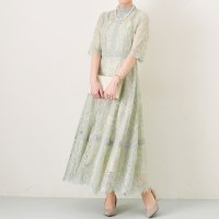 REAL STYLE/リアルスタイル REAL STYLE ワンピース レディース ドレス 春 夏 秋 半袖 ロング きれいめ レース 結婚式 発表会 演奏会 お呼ばれ フォーマル /508278291