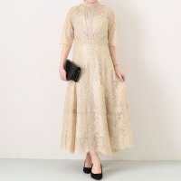 REAL STYLE/リアルスタイル REAL STYLE ワンピース レディース ドレス 春 夏 秋 半袖 ロング きれいめ レース 結婚式 発表会 演奏会 お呼ばれ フォーマル /508278291