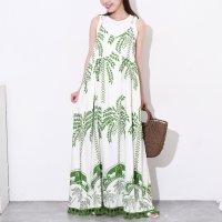 REAL STYLE/リアルスタイル REAL STYLE キャミソールワンピース レディース ロング マキシ 春 夏 涼しい ノースリーブ フレア エスニック きれいめ おしゃれ /508278350