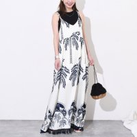 REAL STYLE/リアルスタイル REAL STYLE キャミソールワンピース レディース ロング マキシ 春 夏 涼しい ノースリーブ フレア エスニック きれいめ おしゃれ /508278350