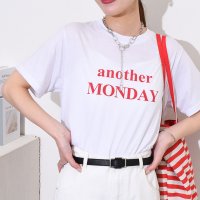 REAL STYLE/リアルスタイル REAL STYLE Tシャツ レディース 半袖 ゆったり トップス 夏 涼しい 大きめ ビッグ プリント ロゴ 薄手 韓国 プリントT ロゴT/508278353