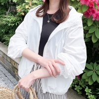 REAL STYLE/リアルスタイル REAL STYLE ブルゾン レディース 薄手 夏 春 アウター パーカー ジャンパー UVケア 日焼け 撥水 長袖 ジップ ゆったり 羽織り/508278361