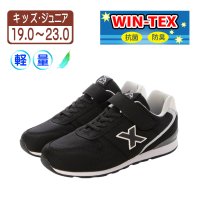 X－MAX/エックスマックス X－MAX キッズ ベルクロ スニーカー ローカット 運動靴 防滑底 ゴム紐 撥水 防水 抗菌 防臭 カップインソール xm_24870/508278412