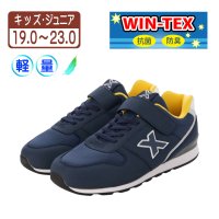 X－MAX/エックスマックス X－MAX キッズ ベルクロ スニーカー ローカット 運動靴 防滑底 ゴム紐 撥水 防水 抗菌 防臭 カップインソール xm_24870/508278412