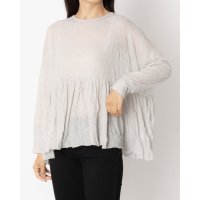 tumugu/ツムグ tumugu ワッシャー天竺 ギャザープルオーバー/508278433