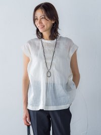 LAUTREAMONT/ロートレアモン LAUTREAMONT シアーリネンピンタックブラウス/508278447