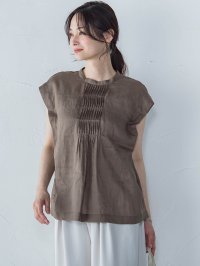 LAUTREAMONT/ロートレアモン LAUTREAMONT シアーリネンピンタックブラウス/508278447