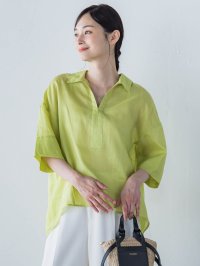 LAUTREAMONT/ロートレアモン LAUTREAMONT シアーリネンVネックブラウス≪手洗い可能≫/508278448