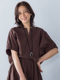 LAUTREAMONT/ロートレアモン LAUTREAMONT 【晴れ軽】撥水UVキーネックブラウス≪UV/接触冷感/撥水性/洗濯機で洗える≫/508278449