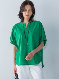 LAUTREAMONT/ロートレアモン LAUTREAMONT 【晴れ軽】撥水UVキーネックブラウス≪UV/接触冷感/撥水性/洗濯機で洗える≫/508278449
