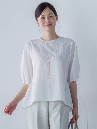 LAUTREAMONT/ロートレアモン LAUTREAMONT サッカーペプラムブラウス≪手洗い可能≫/508278450