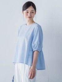 LAUTREAMONT/ロートレアモン LAUTREAMONT サッカーペプラムブラウス≪手洗い可能≫/508278450