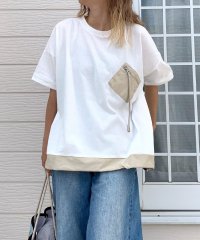 Q/キュー Q 配色ポケットT/508278452