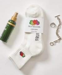 FRUIT OF THE LOOM/フルーツオブザルーム FRUIT OF THE LOOM 底パイル刺繍 リブクルーソックス3足セット 16156500/508278475