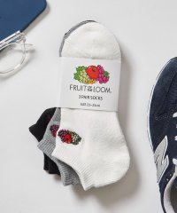 FRUIT OF THE LOOM/フルーツオブザルーム FRUIT OF THE LOOM 底パイル刺繍 くるぶし丈ショートソックス3足セット16309000/508278479