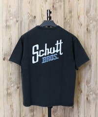 Schott/ショット Schott SNOWWASH T－SHIRT Schott BROS スノーウォッシュ ブロス プリント 半袖 Tシャツ 綿100％ コットン トッ/508278719