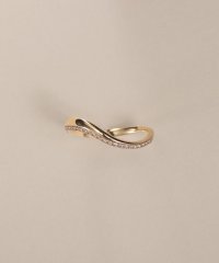 COCOSHNIK /K10ダイヤモンド アシンメトリーSライン リング/508278725