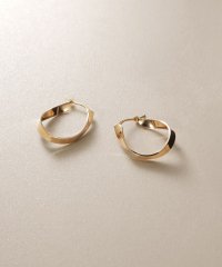 COCOSHNIK /K10平打ちカーブ フープピアス/508278728