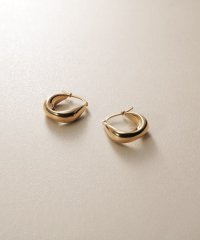 COCOSHNIK /K10中空カーブインシェイプ フープピアス/508278730