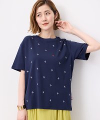 Petit Honfleur/プチ オンフルール Petit Honfleur 【冷感】【UVカット】リボン刺繍Tシャツ/508278830
