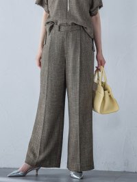 LAUTREAMONT/ロートレアモン LAUTREAMONT エアブリーズストレートワイドパンツ≪洗濯機で洗える≫/508278964