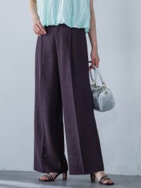 LAUTREAMONT/ロートレアモン LAUTREAMONT エアブリーズストレートワイドパンツ≪洗濯機で洗える≫/508278964