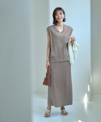 STYLE DELI/スタイルデリ STYLE DELI 【LUXE】ストライプ状フリルのカットソーセットアップ/508278984