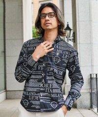 VIOLA/ヴィオラ VIOLA VIOLA 襟ワイヤー入り 総柄長袖シャツ/508278985