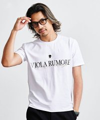 VIOLA/ヴィオラ VIOLA VIOLA 刺しゅう/P.T入りクルー半袖Tシャツ/508278998