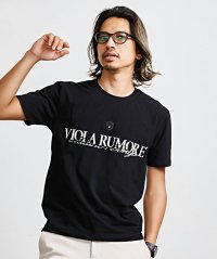 VIOLA/ヴィオラ VIOLA VIOLA 刺しゅう/P.T入りクルー半袖Tシャツ/508278998