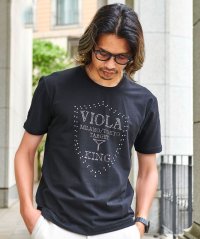 VIOLA/ヴィオラ VIOLA VIOLA 裏使いクルー半袖Tシャツ/508278999