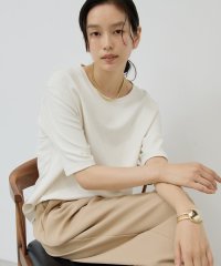 GALLARDAGALANTE/バックスリットハーフスリーブブラウス/508279011