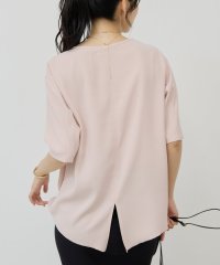 GALLARDAGALANTE/バックスリットハーフスリーブブラウス/508279011