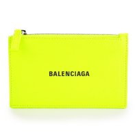 BALENCIAGA/バレンシアガ BALENCIAGA カードケース キャッシュ ラージ ロング コイン＆カードホルダー 640535 2UQ13 7260 FLUO YELLOW/508279037
