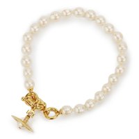Vivienne Westwood/ヴィヴィアン ウエストウッド Vivienne Westwood ブレスレット アレクサ BRACELET 6102023V 02R496 GOLD/CREAM/508279080