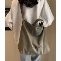 florge/フロージュ florge 【A4収納可・2WAY】ブラックロゴキャンバストートバッグ/ショルダーバッグ/508279094