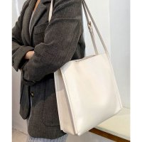 florge/フロージュ florge レザータッチ縦型シンプルトートバッグ/508279095