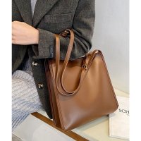 florge/フロージュ florge レザータッチ縦型シンプルトートバッグ/508279095