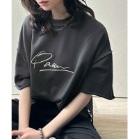 Classical Elf/クラシカルエルフ Classical Elf 《JaVaジャバコラボ》大胆ロゴで魅せる。前後2way裏毛胸元PAEANロゴ半袖Tシャツ/508279117