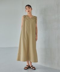 EMMEL REFINES/＜EMMEL REFINES＞EM ステッチギャザー ノースリーブ 2WAY ワンピース/508279122