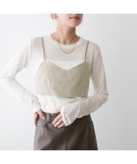 Le Melange/ル・メランジュ Le Melange Le Melange ビスチェ 8523702 キャミソール/508279134