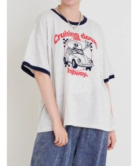 Re-J＆SUPURE/ドライブハンバーガープリントリンガーTシャツ/508279153