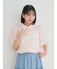 Re-J＆SUPURE/刺繍風プリント花柄ブラウス/508279155