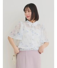 Re-J＆SUPURE/刺繍風プリント花柄ブラウス/508279155