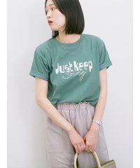 Samansa Mos2 blue/【接触冷感】ロゴプリントTシャツ/508279264