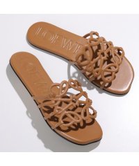 LOEWE/ロエベ LOEWE LOEWE サンダル PETAL ANAGRAM SLIDE LLSP465X08 レザー/508279305