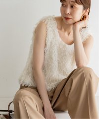 NOBLE/《追加》フェザーヤーンタンクトッププルオーバー/508279338