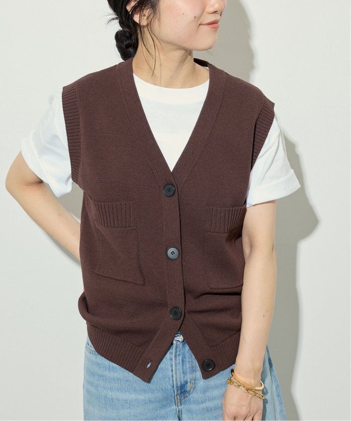 超美品❗️◆IENA◆イエナ◆ 赤 丸ボタン付きコート◆おしゃれ！綺麗目◆素敵◆ IENA（イエナ）の「MANTECO ショートコート◇（ノーカラーコート