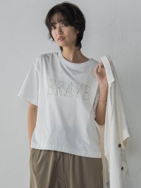 MAYSON GREY/メイソングレイ MAYSON GREY デニムロゴTシャツ≪洗濯機で洗える≫/508279472